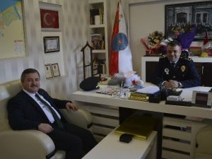 Başkan Anlayan’dan İlçe Emniyet Müdürlüğü’ne Ziyaret