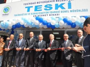 Teski Ek Hizmet Binası Törenle Açıldı