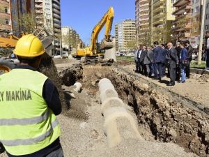 Eşbaşkan Anlı, Yağmursuyu Şebeke Çalışmalarını Denetledi