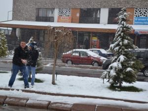 Kayseri’de Kar Yağışı Etkili Oldu