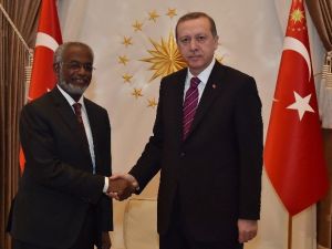 Cumhurbaşkanı Erdoğan, Sudan Dışişleri Bakanı Karti’yi Kabul Etti