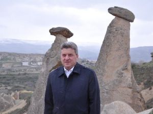 Makedonya Cumhurbaşkanı İvanov, Peribacalarını Gezdi