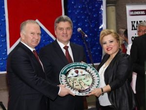 Makedonya Cumhurbaşkanı İvanov, Nevşehir’de Şiir Şöleni’ne Katıldı