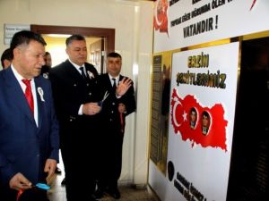 Polis Haftasında Şehitler Köşesi Açıldı