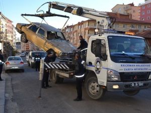 Keçiören’in Sokakları Hurda Araçlardan Kurtuluyor
