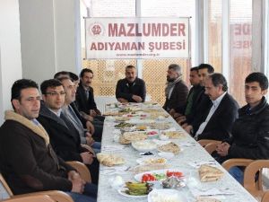 Mazlum-der Yeni Yönetimini Basına Tanıttı