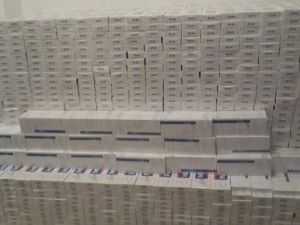 Yolcu Treninde Kaçak Sigara Ele Geçirildi