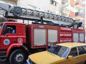 Tekirdağ’da Baca Yangını