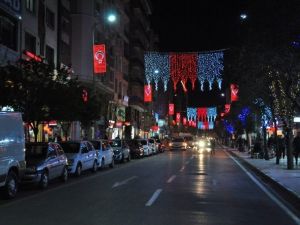 Manisa Caddeleri Türk Bayrakları İle Aydınlandı