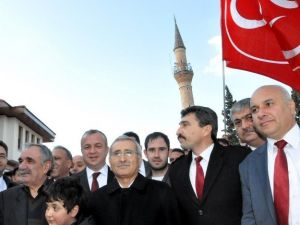 Durmuş Yılmaz Uşak’ta Mehteranla Karşılandı