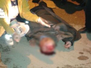 Karşıdan Karşıya Geçmek İsterken Otomobil Çarptı