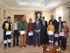 Sağlık Personeline Başarı Belgeleri Verildi