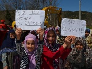 Sakarya’da Hes Protestosu