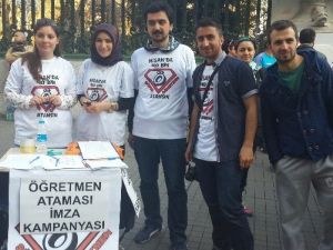 Atama Bekleyen Öğretmenler İmza Kampanyası Başlattı