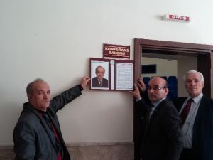 Prof.dr. Çetişli’nin Adı Konferans Salonuna Verildi