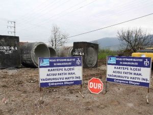 Kartepe Acısu Yağmursuyu Hattına Kavuşuyor