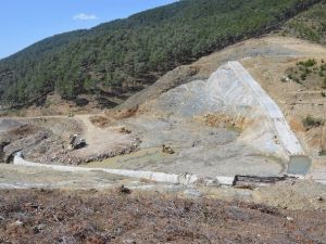 Manavgat Yeşilbağ Göletinde Gövde Dolgusuna Başlandı