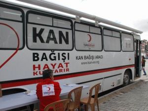Gürün’de Kızılay Kan Topladı
