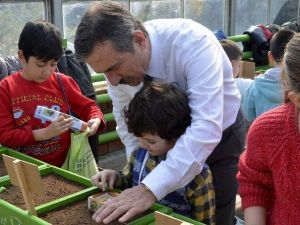 Miniklerin Çiçek Ve Sebze Ekim Heyecanı
