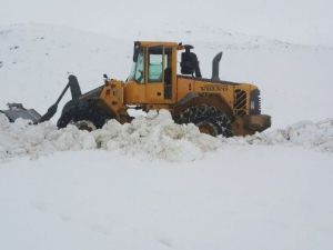 Karları Aşarak Arızaya Müdahale Ediyorlar