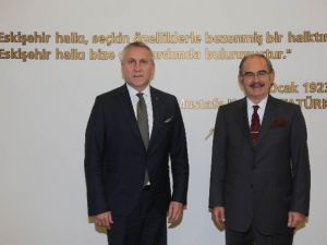 Macaristan’ın Ankara Büyükelçisi Kıss, Başkan Büyükerşen’e Ziyaret Etti