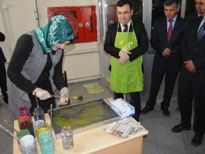 Kulu’da Ebru Sergisi Açıldı