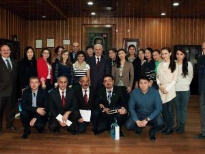 Karaganda Devlet Tıp Üniversitesi’nin Öğrenci Ve Öğretim Elemanları Atatürk Üniversitesi’nde Buluştu