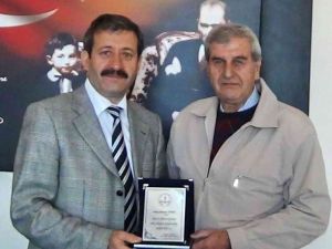 Simav İHA’ya Teşekkür Plaketi