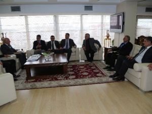 MHP Erzurum Milletvekili Adayları Başkan Sekmen’i Ziyaret Etti