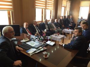 Emin Çınar, Ağlı İlçesini Ziyaret Etti