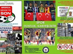 Manisa Polisinden ‘Sporda Şiddete Son’ Broşürü