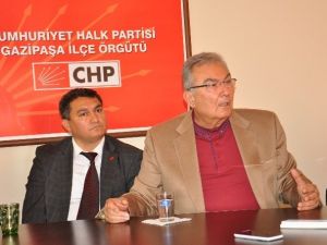 Baykal, Gazipaşa’da Partilileri Uyardı