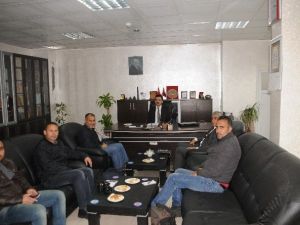 Gazeteciler Müftü Selahattin Yılmaz’ı Ziyaret Etti