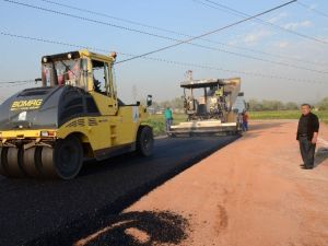 Uzunbey’de Asfaltlama Çalışması Yapıldı