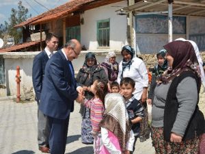 Vali Kürklü, Evciler Ve Asmalı Köylerini Ziyaret Etti
