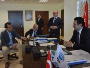 CHP’li Beylikdüzü Belediye Başkanı İmamoğlu’dan Ortahisar Belediye Başkanı Genç’e Ziyaret