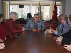 Kiel Ve Çevresi Alman Türk Derneği ATSO’yu Ziyaret Etti