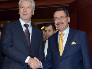 Başkan Gökçek, Moskova Belediye Başkanı’nı Ağırladı