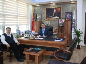 İşadamı Çanakçı’dan Belediye Başkanı Gebeş!e Ziyaret