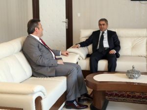 Başkan Palancıoğlu’ndan Kaymakam Güney’e Hayırlı Olsun Ziyareti