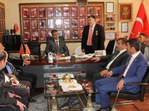 MHP Erzurum Milletvekili Adaylarından, Harp Malulü Gaziler Şehit Dul Ve Yetimleri Derneğine Ziyaret