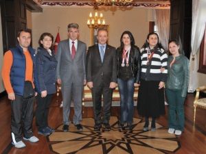 Engelli Sporculardan Vali Güner’e Ziyaret