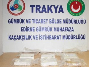 Kapıkule’de 6 Kilo Kokain Ele Geçirildi