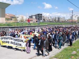 İdil’de ’Operasyonlar Dursun Diyalog Başlasın’ Eylemi