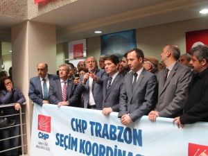 CHP Trabzon İl Başkanlığı Seçim Koordinasyon Merkezi Açıldı
