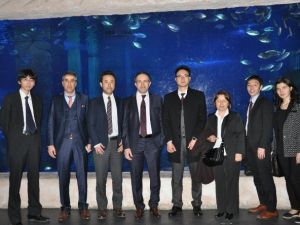 Japon Heyeti Dev Akvaryuma Hayran Kaldı