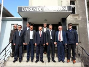 Büyükşehir, Darende’de Asfaltlanacak Yolları İnceledi