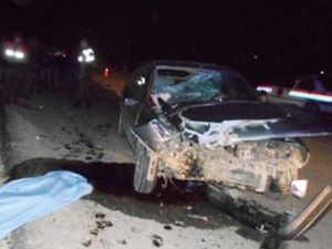 Otomobil İle Çarpışan Motosikletin Sürücüsü Öldü