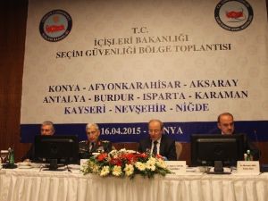 Konya’da Seçim Güvenliği Bölge Toplantısı Yapıldı