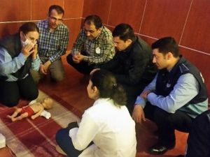 Mersin’de Zabıta Personellerine İlkyardım Eğitimi